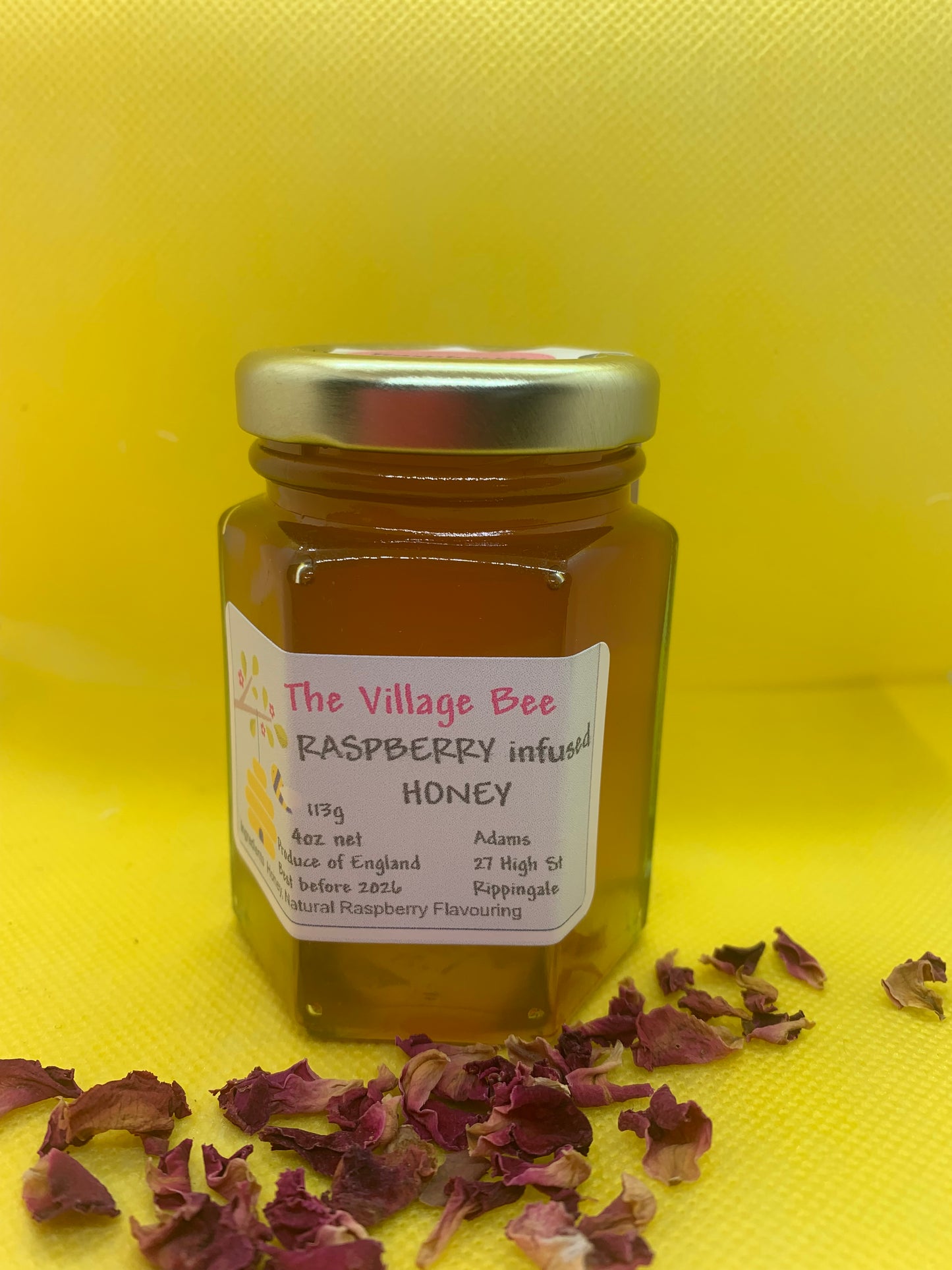 Infused Raspberry Lincolnshire Honey