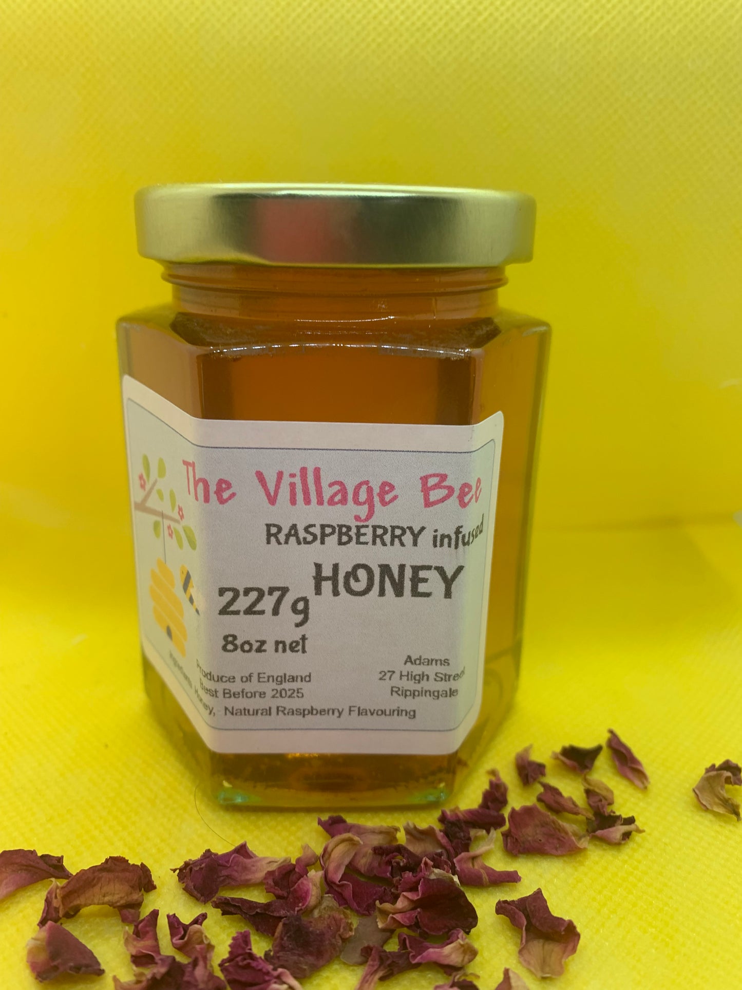 Infused Raspberry Lincolnshire Honey